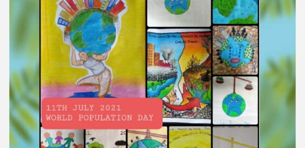 Poster competition on World population day.