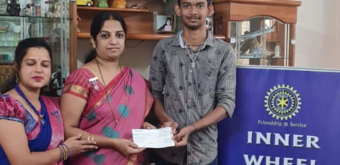 Donated cash for Educational expenses to needy student