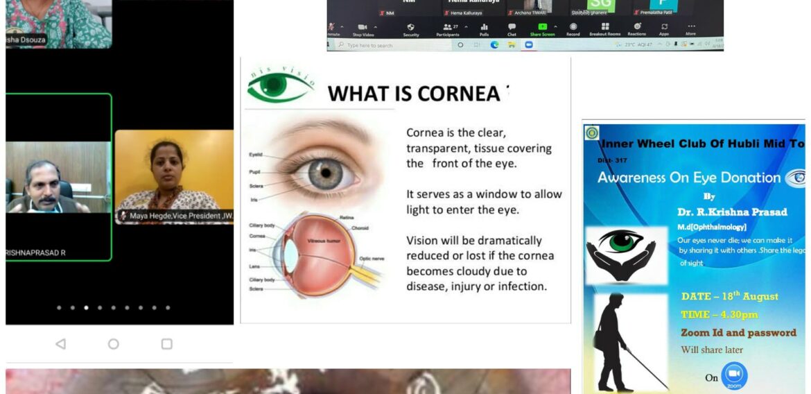 Webinar on Awareness of Eye Donation